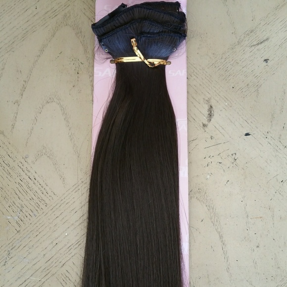 Dark Brown Full Head Clip In Extension main image 5
